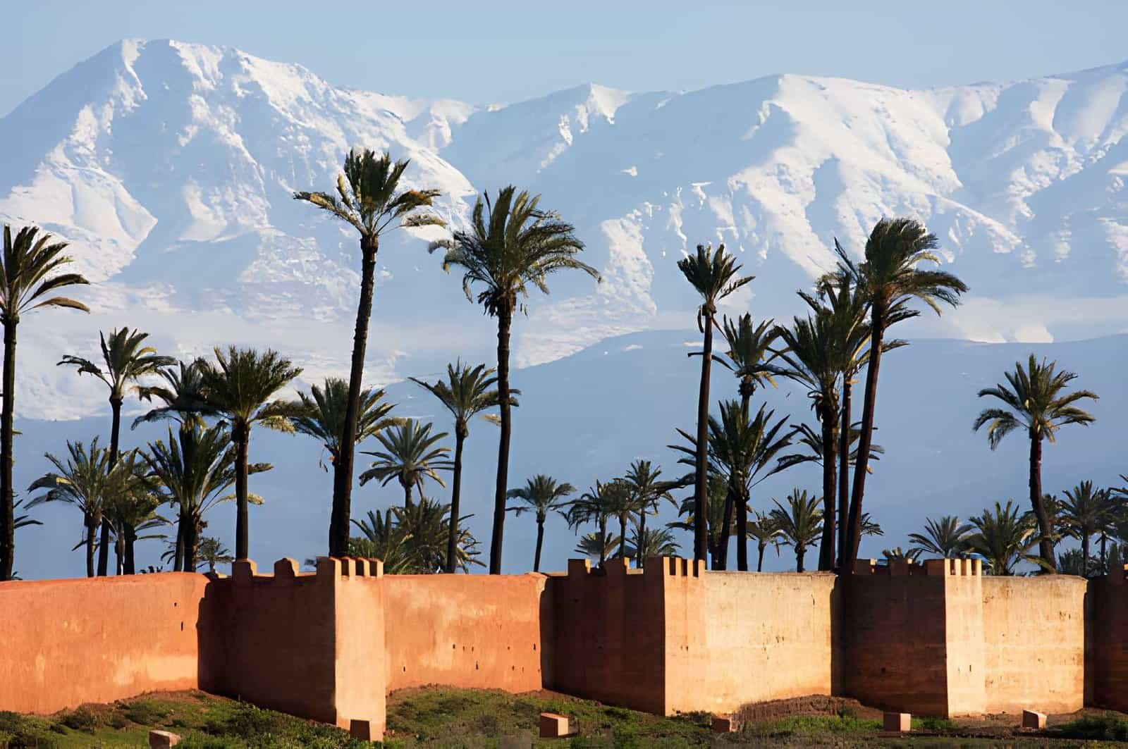 Scenic view of the Atlas Mountains during a guided day trip from Marrakech